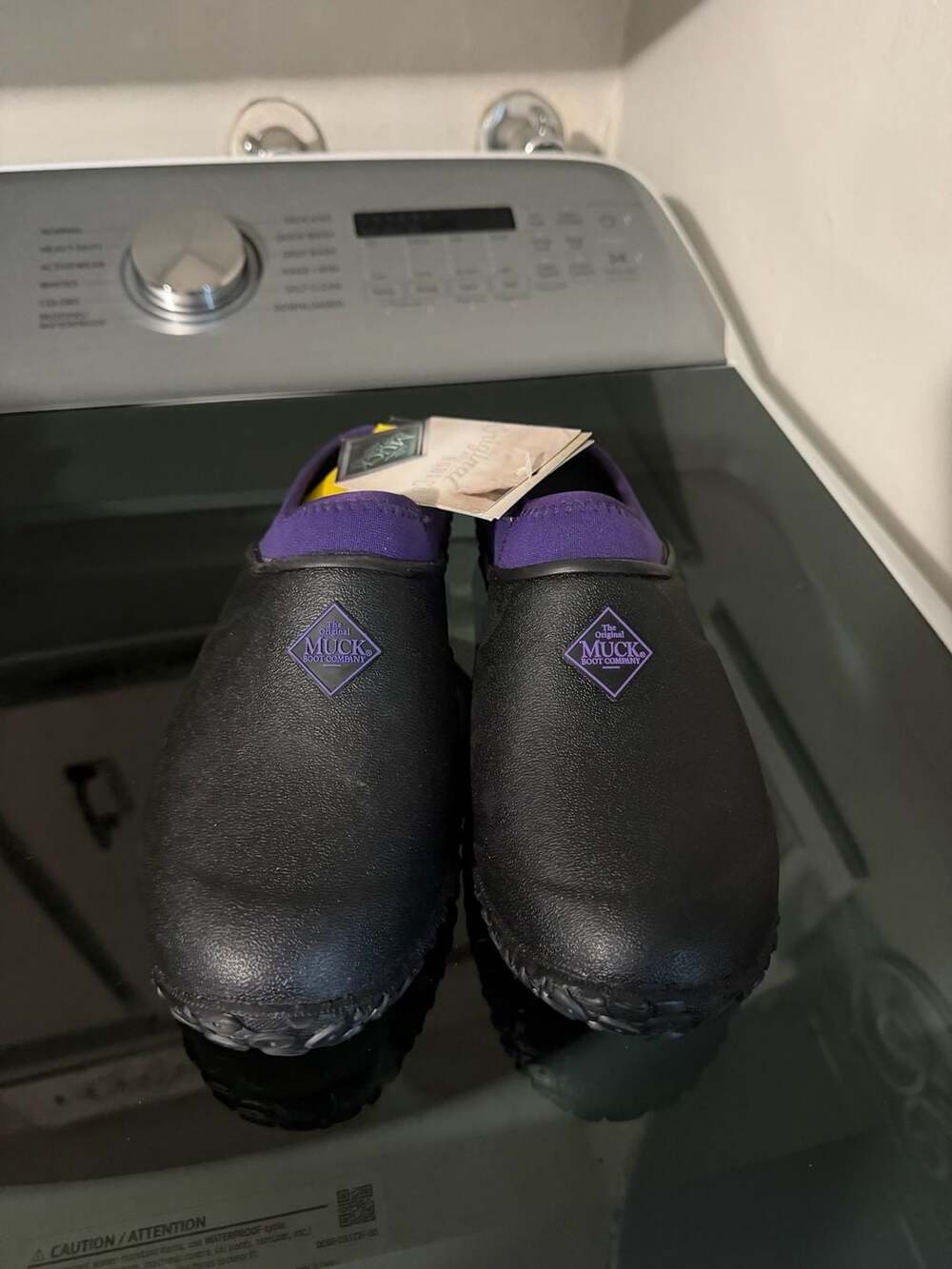 Muck Boot Company Women's Muckster II Black/Purple Clogs Size 7